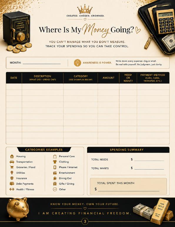 Financial Reset Look Inside preview page 3