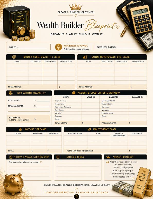 Financial Reset Look Inside preview page 9